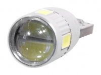 Žárovka 6 SMD LED 12V T10 s rezistorem CAN-BUS ready bílá - 024318