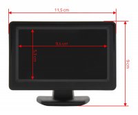 LCD display se stojánkem - 024382