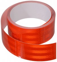 Reflexní lepící páska - červená, 5m